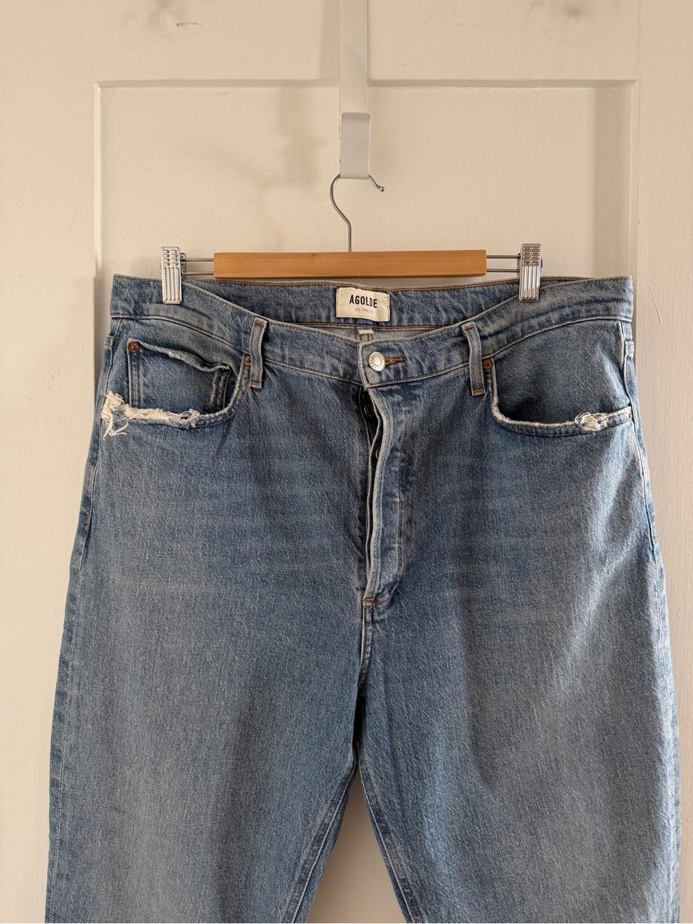 Agolde Riley High Rise Crop Jeans - Picture 7 of 11